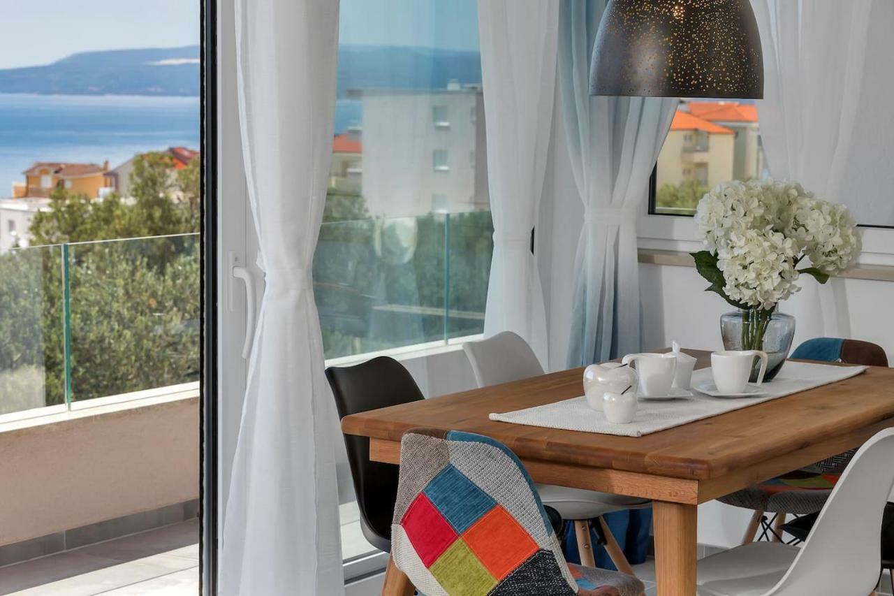 Charming Apartment Tissa With Sea View Макарска Экстерьер фото